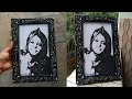 Photo frame | photo frame making at home | cardboard photo frame | frame making ideas | rice frame |