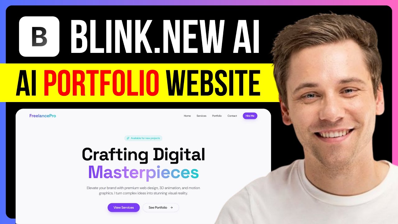 How I Built a Portfolio Website from Scratch using AI (No Code) - YouTube