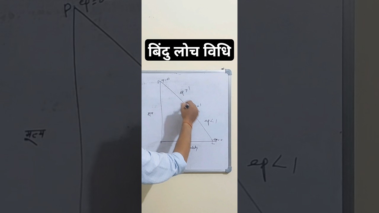 बिंदु लोच विधि (मांग की लोच को मापने की विधि)