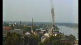 Ffo Schornstein Sprengung explosion burst detonation fulmination chimney smokestack