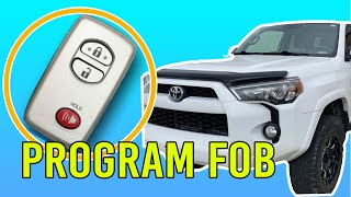 how to program toyota smart key fob  [easy do-it-yourself]