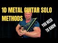10 Epic Metal Guitar Solo Methods You Need to Learn (with a twist)