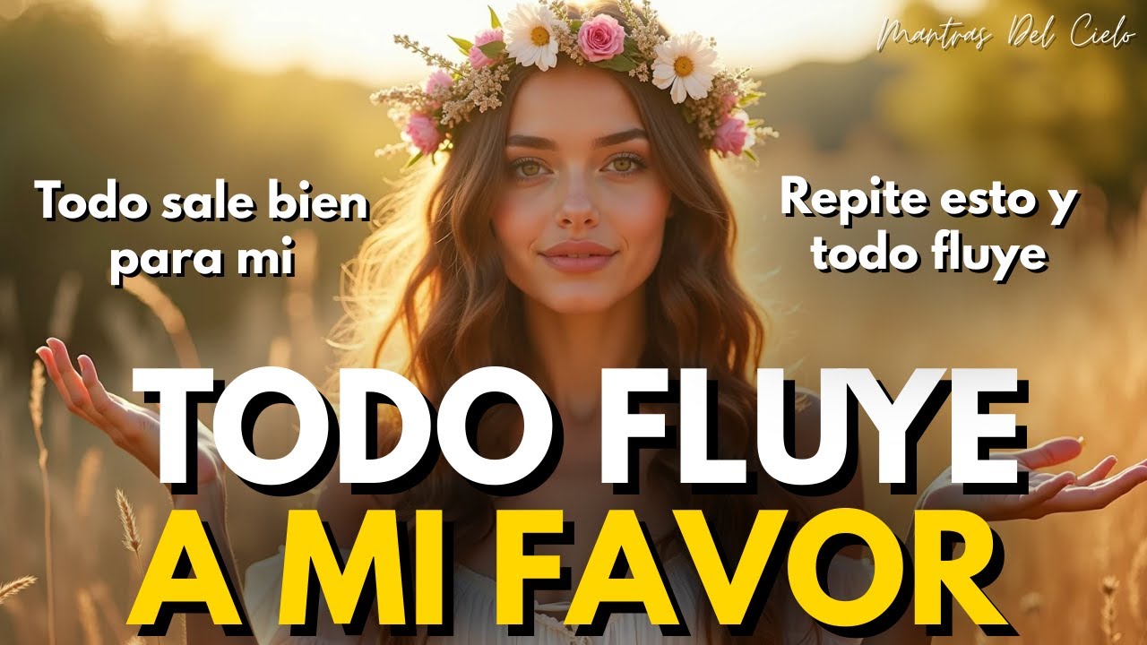 ✨ HOY TODO FLUYE A MI FAVOR ✨ Mantra Poderoso para Prosperidad y Milagros ✨ BENDIGO Y RECIBO