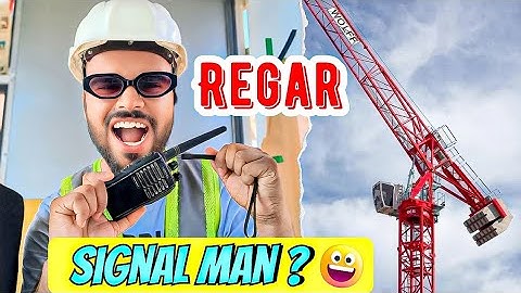 Tower Crane Signal Man Training | Tower Crane Signal Man Interview | Crane
