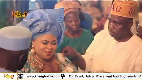 LATE OKO OLOYUN'S WIFE, ALAJHA SILIFAT AT COMEDIAN EREKRNISHOP DAUGHTER'S WEDDING