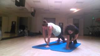 Side plank progression partner series