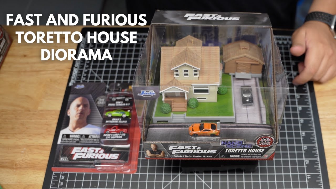 JADA Toretto House Diorama Fast and Furious 