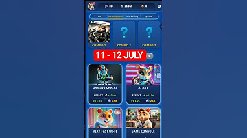 HAMSTER KOMBAT GAMEDEV DAILY COMBO | HAMSTER KOMBAT DAILY COMBO | 11-12 JULY HAMSTER DAILY COMBO