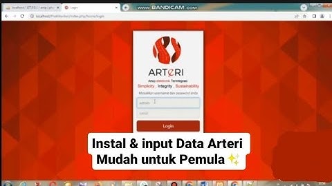 Mudah Banget! Tutorial Instalasi ARTERI dan Cara menggunakan ARTERI (Arsip Elektronik Terintegrasi)