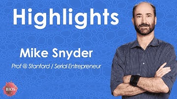 Grand Challenges Facing Life Sciences 🧬 w/ Mike Snyder - Prof @ Stanford | BIOS