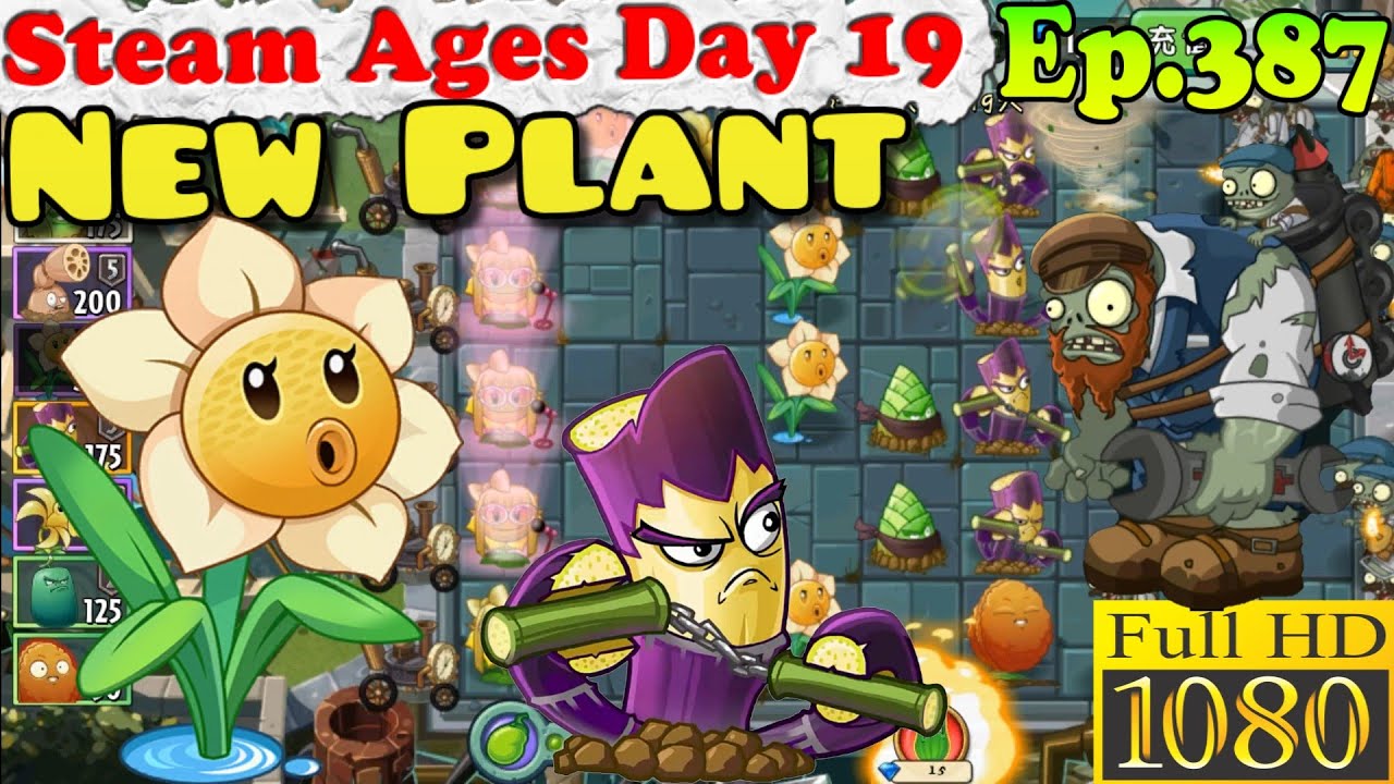 Plants vs. Zombies 2 (China) - New Narcissus - Steam Ages Day 19 (Ep ...