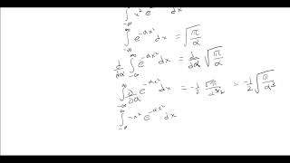 Gaussian integral and some other related integrals