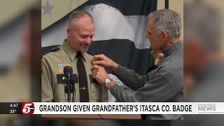 Itasca County deputy inherits grandfather's badge number