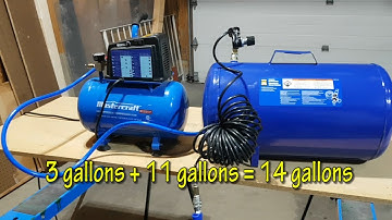 How to add tank on a small air compressor