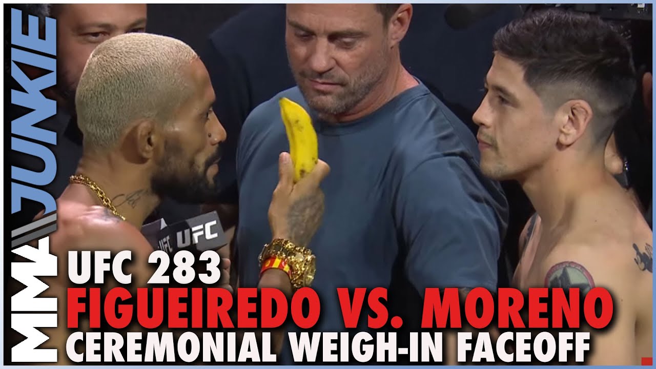 Deiveson Figueiredo Brings Banana To Final Faceoff With Brandon Moreno UFC 283