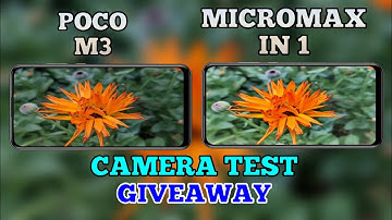 Micromax In 1 Vs Poco M3 Camera Test | Poco M3 Vs Micromax In 1 Camera Comparison