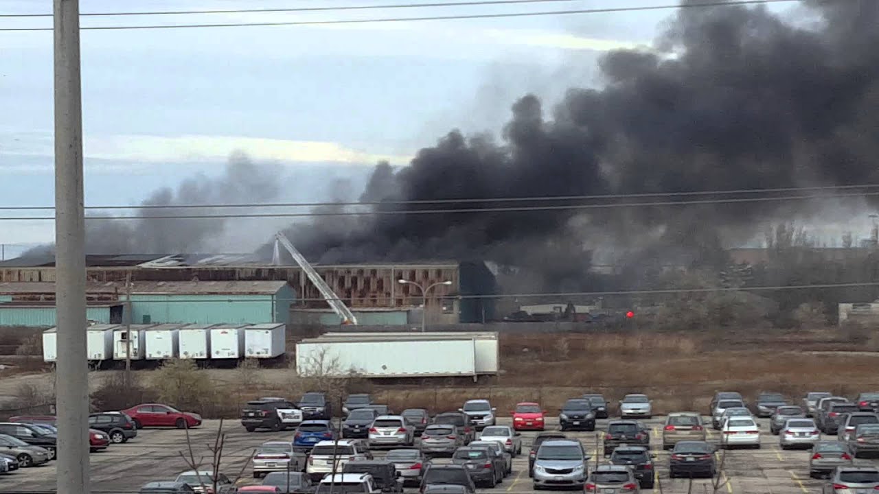 Burlington building fire (2) YouTube