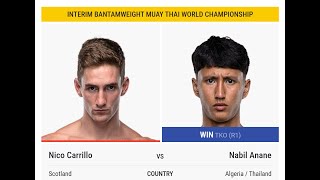 NICO CARRILLO VS NABIL ANANE .ONE 170