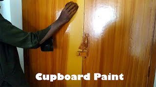 How To Paint Cupboard | Varnish | Paint Varnish
