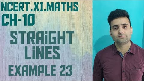 Example 23 Chapter 10 Class 11 Maths Straight Lines