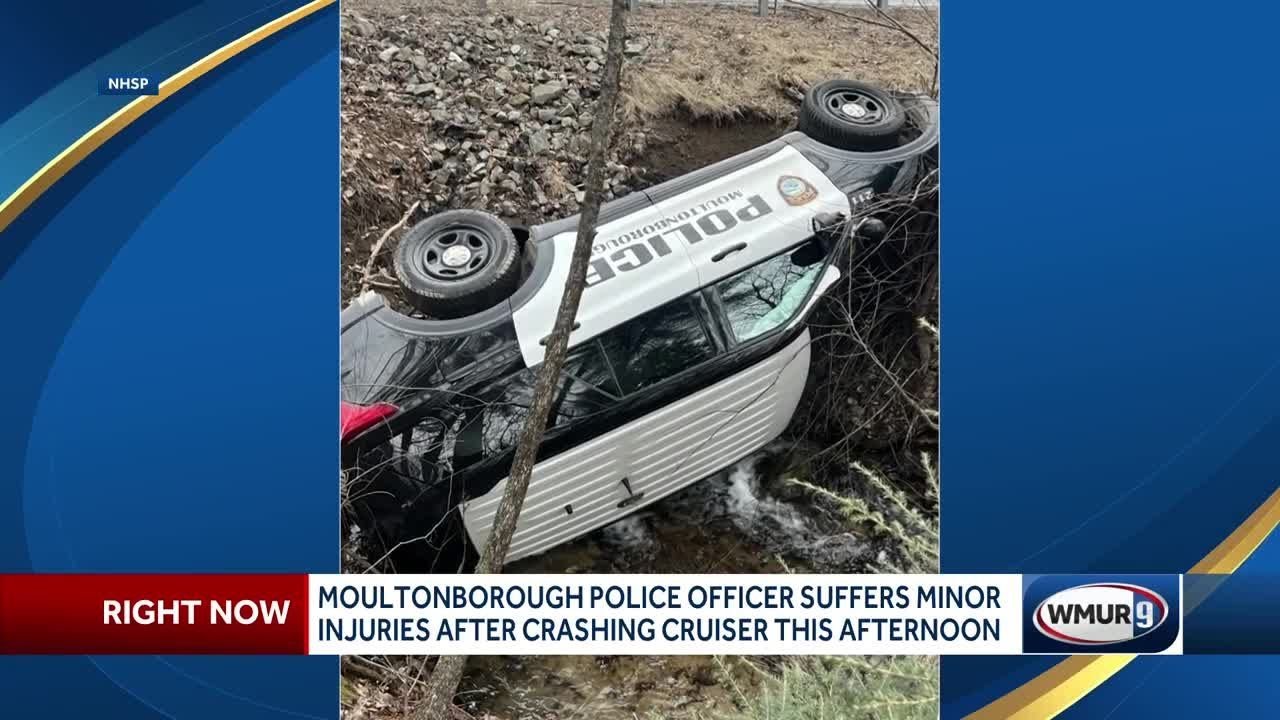 Police officer suffers minor injuries following rollover crash in ...