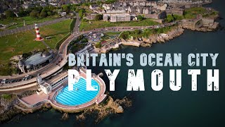 Plymouth Britain's Ocean City Cinematic Drone video