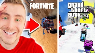 Zahrál Jsem Si GTA 5 Minihry Ve Fortnite!!