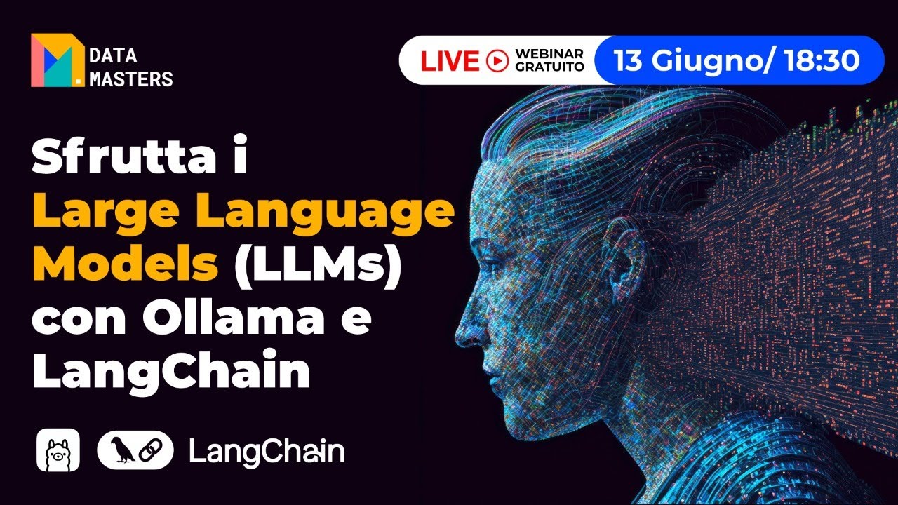 Sfrutta i Large Language Models (LLMs) con Ollama e LangChain - YouTube