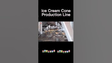 Industrial Ice Cream Cone Production Line - Easy Operate