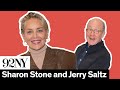 Sharon stone and jerry saltz talk about art