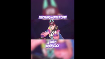 Ruby Neon Edge ✓Dazzling Golden Spin | Free Skin #freeskin #mobilelegends #getfreeskin #mlbb #ruby