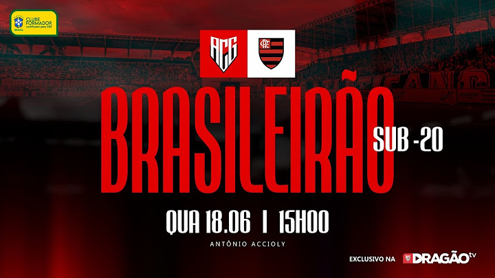 🔴⚫ AO VIVO - Atlético Goianiense x Flamengo - Brasileirão Sub-20