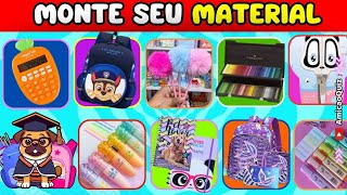 📚 MONTE SEU MATERIAL ESCOLAR DOS SONHOS 💙 | ✏️ Como seria seu Material Escolar dos sonhos ? #quiz