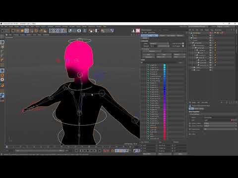 Video Cinema 4D - 15 - Bước 3 - Kết nối xương với da và kiểm... - youtube