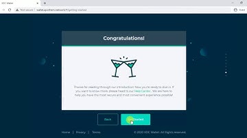 Quick overview video on how to create a web wallet with mnemonic phrase