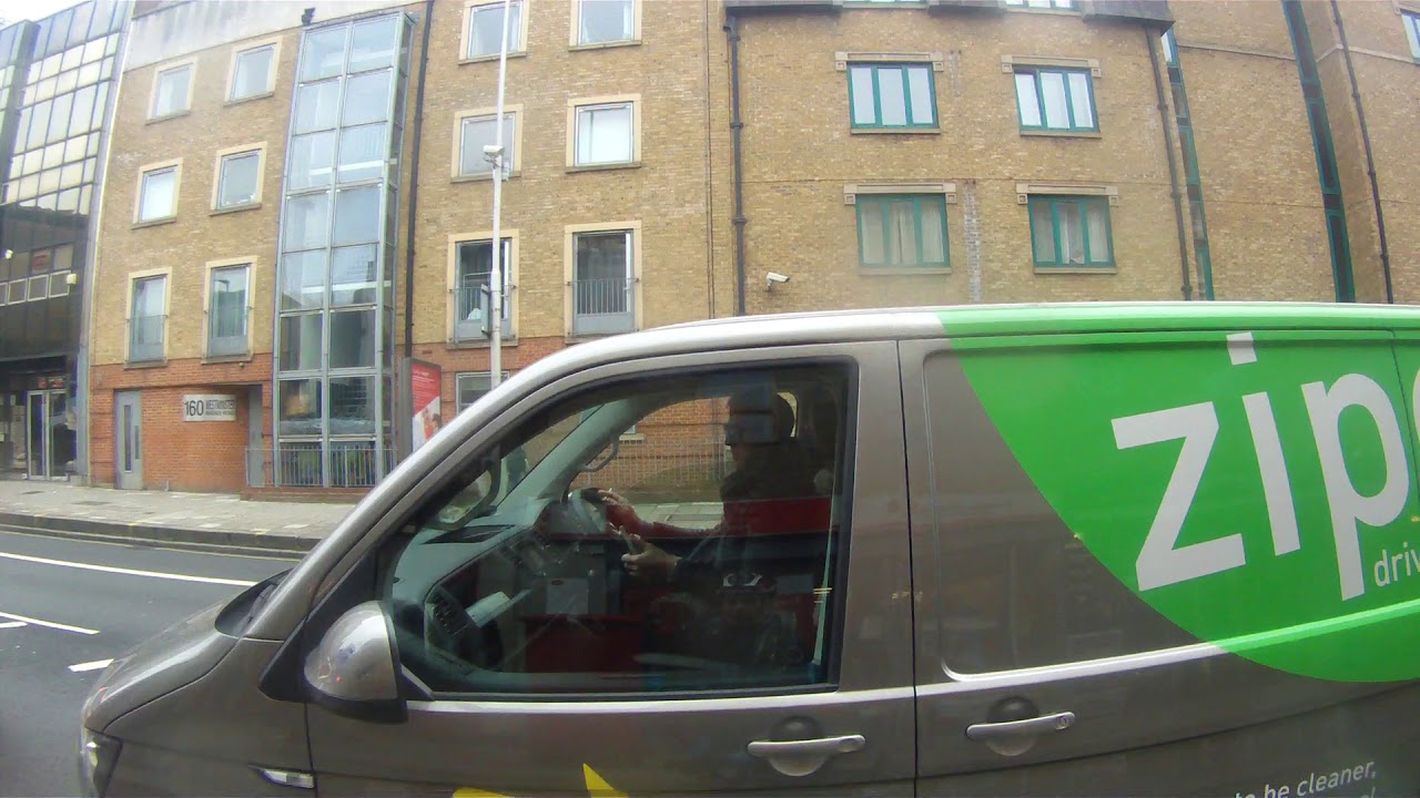 Zipcar driver on the phone YouTube