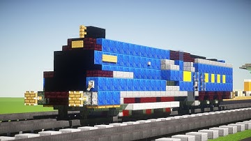 Minecraft LNER A4 Mallard Steam Locomotive Tutorial
