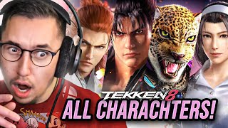 Super Smash Bros player REACTS to EVERY Tekken 8 Character Trailer!!!