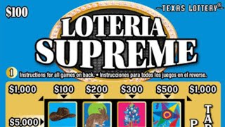 LOTERIA SUPREME 🥇ticket # 15 🥇 big win