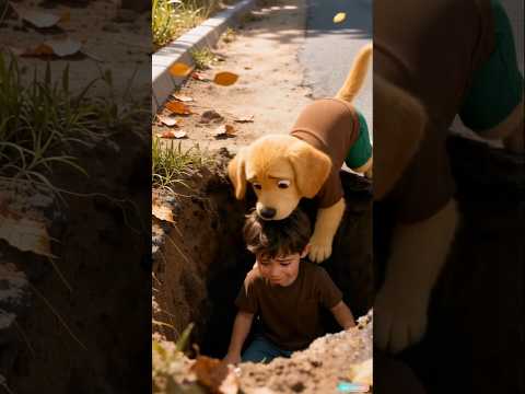 “Ghar 🏚️Se Nikala Kutta 🐕Ne Bachai Malik👳‍♀️ Ke Bachche 👧Ki Jaan |  #ai #shorts #dog #aichannel