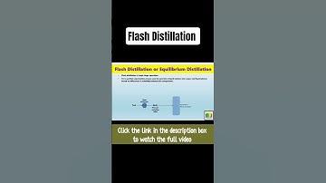 Distillation | Flash Distillation #masstransfer  #distillation @chemicaladda