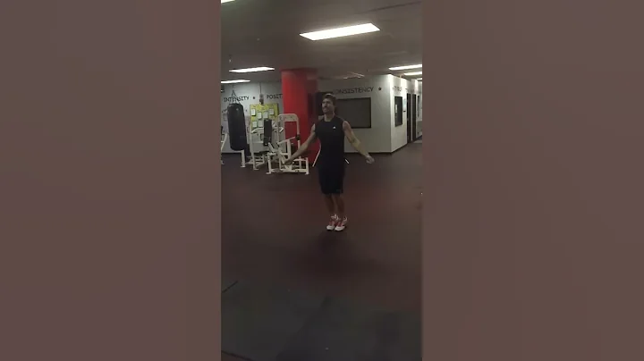 Jumping rope slo-mo