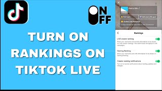 How To Turn On Rankings On tiktok Live screenshot 3