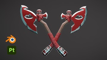 Making a Stylized Axe with Blender, and Substance Painter