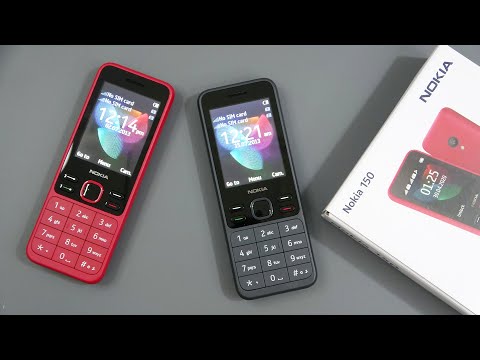 Nokia 150 (2020) red color unboxing, test apps and games