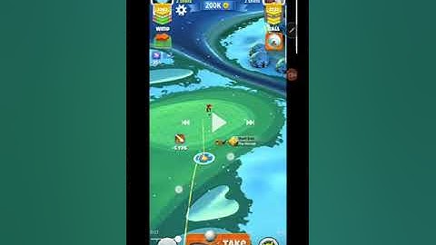 Golf Clash Notebook Demonstration: Learning about secondary wind effect (after the ball lands)