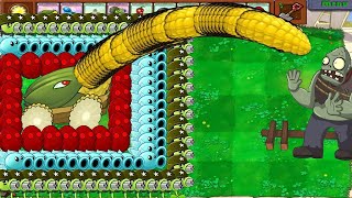 Gating Pea COB CANNON + 999 Peashoter vs DR. GARGANTUAR Zomboss Plants vs Zombies Hack