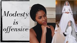 Famous Olivia Culpo Wedding Dress Drama - Modesty is Offensive ? Wealth