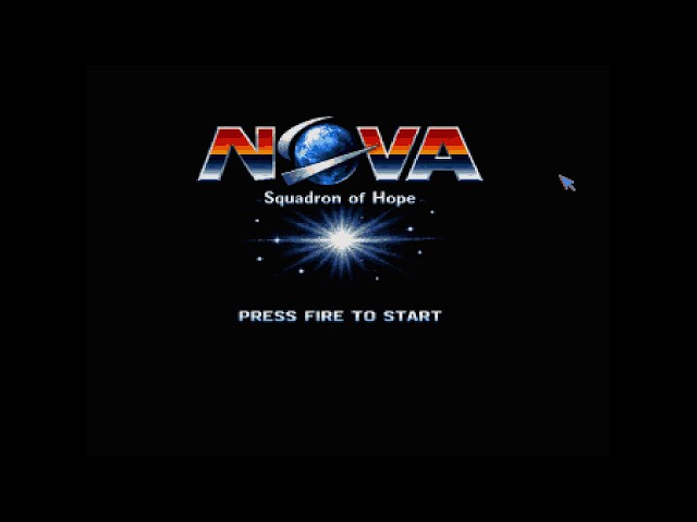 Nova squadron of Hope - An upcoming arcade shooter developed for the Amiga using AMOS Professional