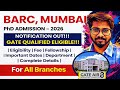 105+ Ph.D. Seats at BARC Mumbai! | Complete Notification Guide 2026 | chemistry with Sou